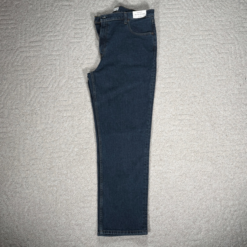 Abercrombie NWT Ultra High Rise 90s Straight Dark Wash Jeans 16 - Picture 5 of 6